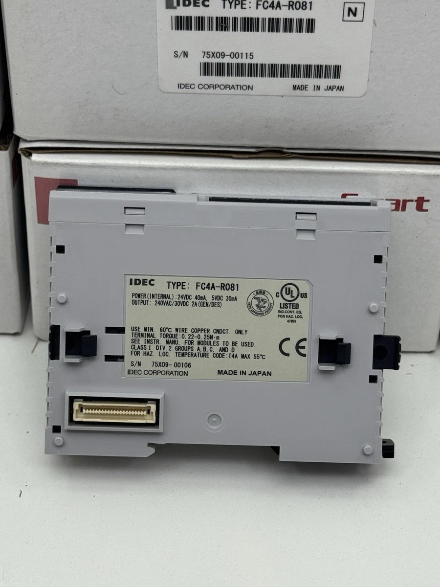 IDEC FC4A-R081 MICROSMART DIGITAL I/O MODULE|365702042612