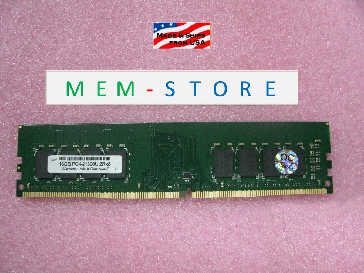 16GB DDR4-2666MHz UDIMM RAM KCP426NS8/16 Compatible Replacement Desktop Memory|204439613778