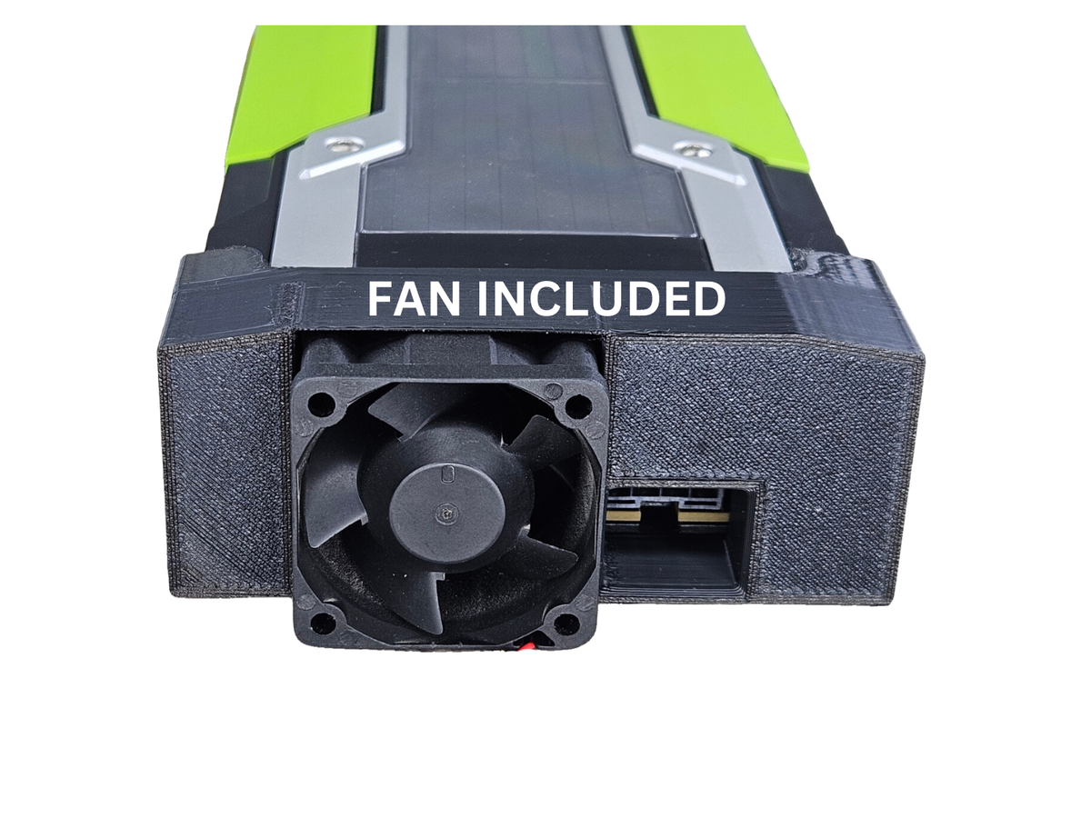 Nvidia Tesla GPU Cooling Fan Shroud CMP 100-210 K340 K520 Accelerator Card AI|286347387593