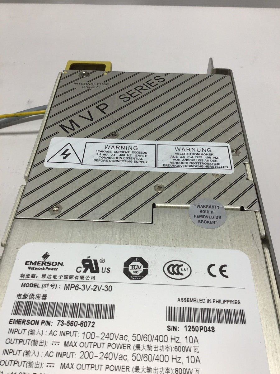 Emerson MP6-3V-2V-30 MVP Series MP6 Power Supply|147001305058