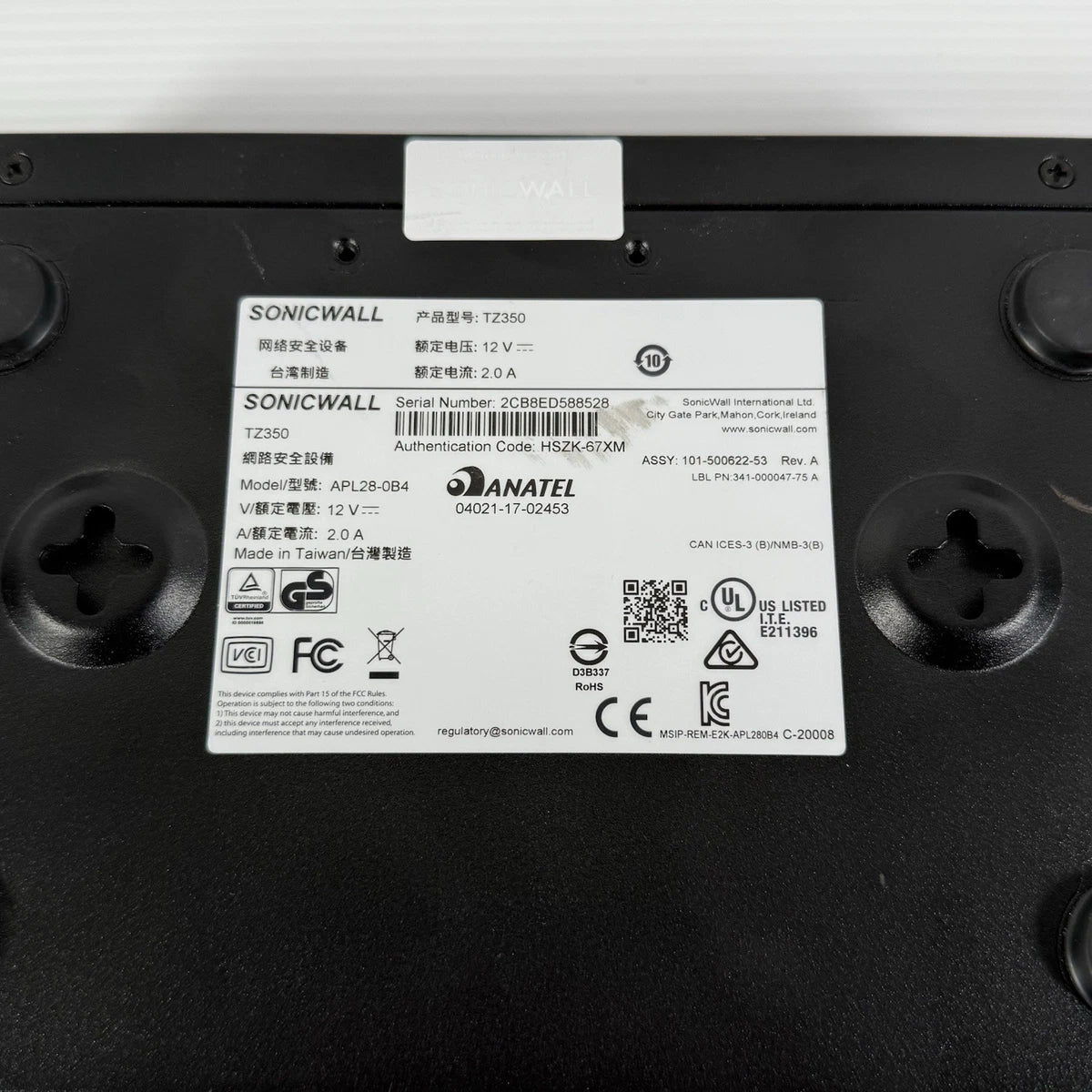 SonicWALL TZ350 Network Security Appliance 02-SSC-0942 (No a/c adapter)|127393181055