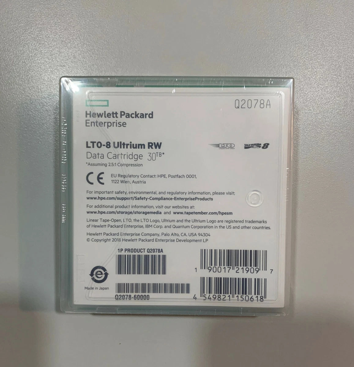 HP/ HPE LTO-8 Tape Cartridge (20 PACK) #Q2078A Ultrium 30TB - Brand New|153670930819