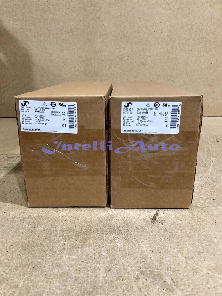 New ELTEK FLATPACK2 2000W 48V RECTIFIER 241115.100 Rev 4.1|156605153709