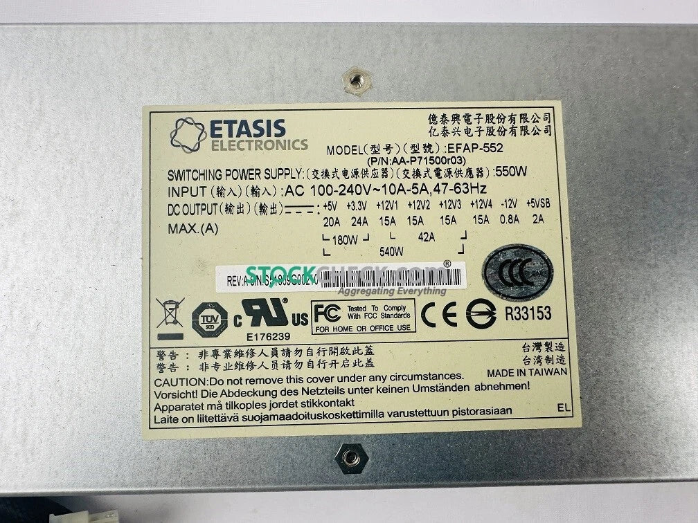 Etasis EFAP-552 Switching Power Supply|256988862132