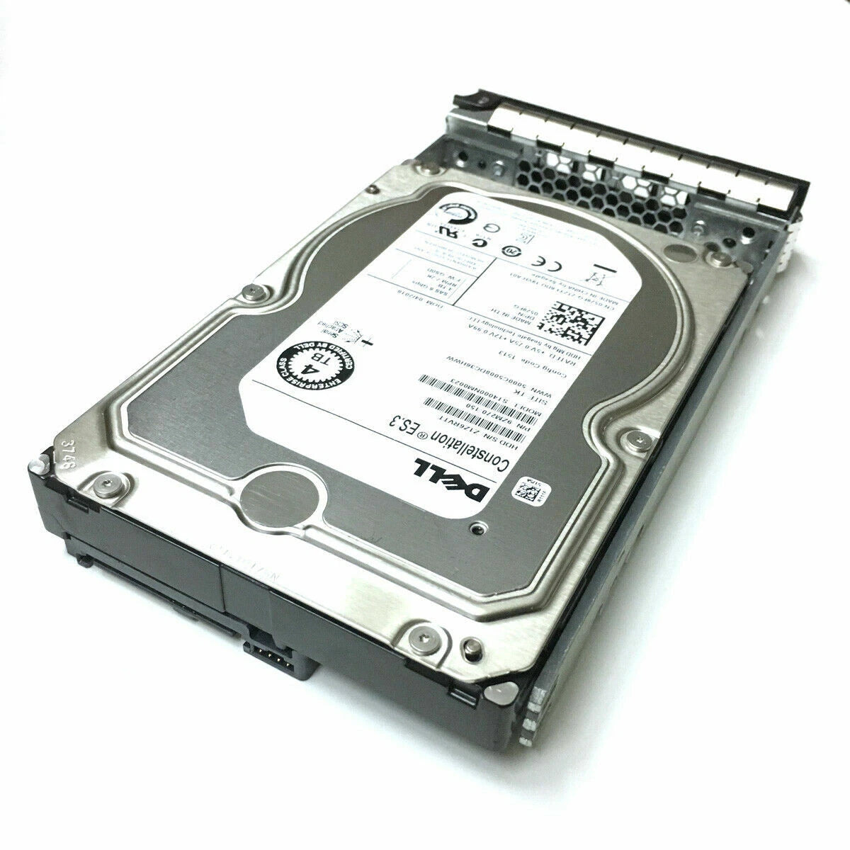 Dell 529FG 0529FG ST4000NM0023 4TB 7.2K 3.5" SAS 9ZM270 Hard Drive New With Tray