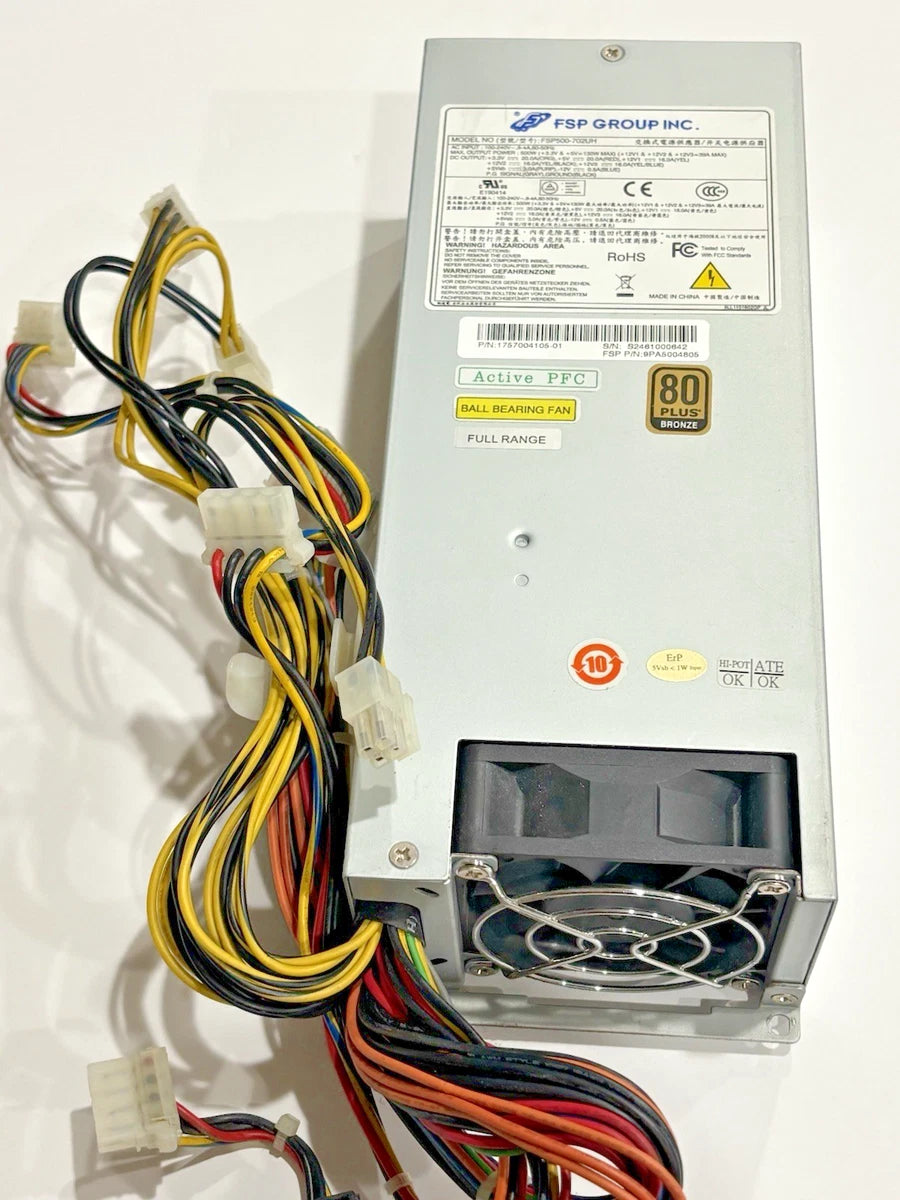 FSP FSP500-702UH 500W 2U Switching Power Supply 100-240V 0.8-4A|406639118780