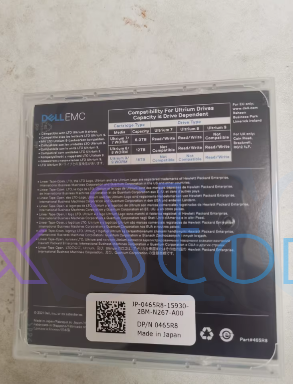 EMC LTO Ultrium9 Tape 0465R8 18/45TB Accessories|186145190220