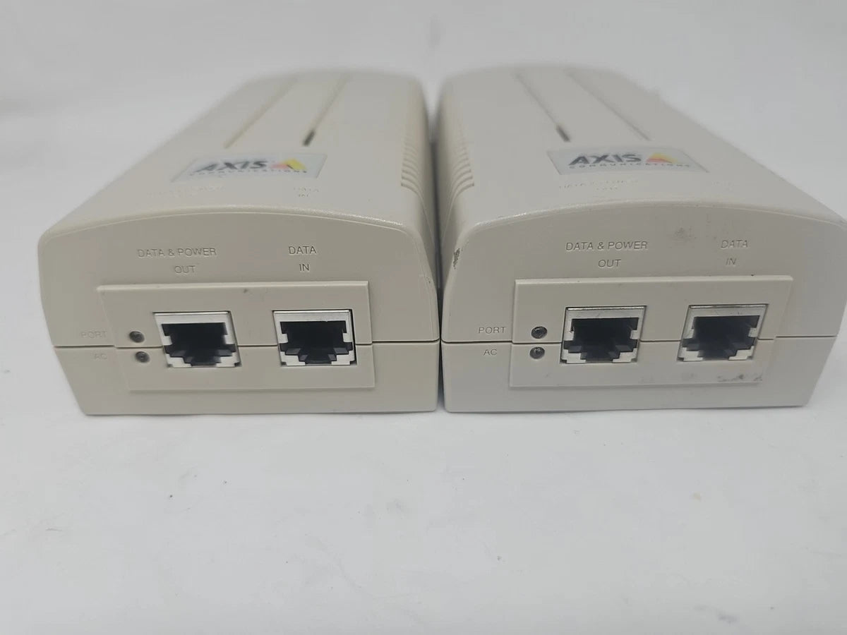 2 Lot AXIS T8123 High POE-30W Midspan 1-Port With Power Cord. |357945436862
