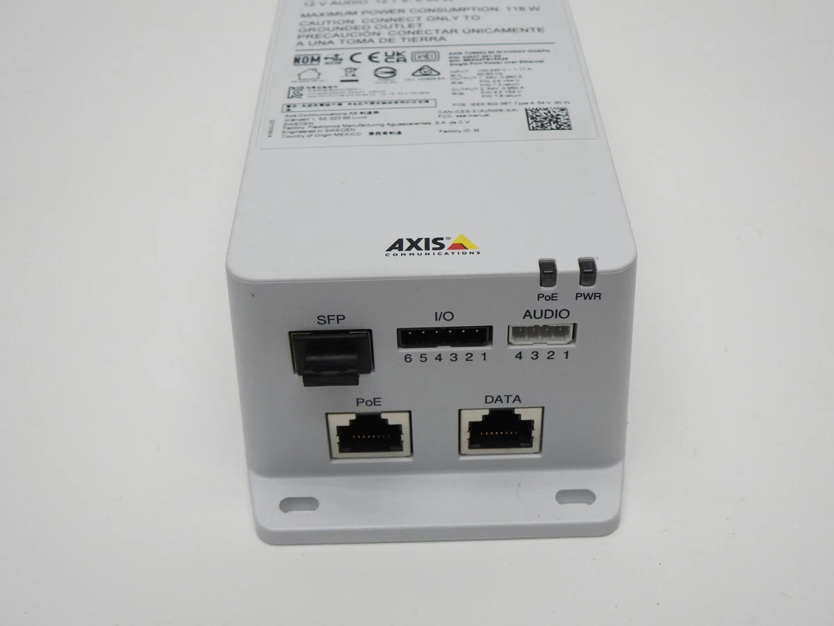 Axis Communications TU8003 90W Connectivity Midspan - NOB NEW!|267411530119