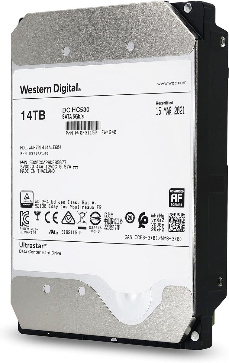 WD HC530 WUH721414ALE604 14TB SATA 6G 35 7200RPM Enterprise Hard Drive G2U|177644738686