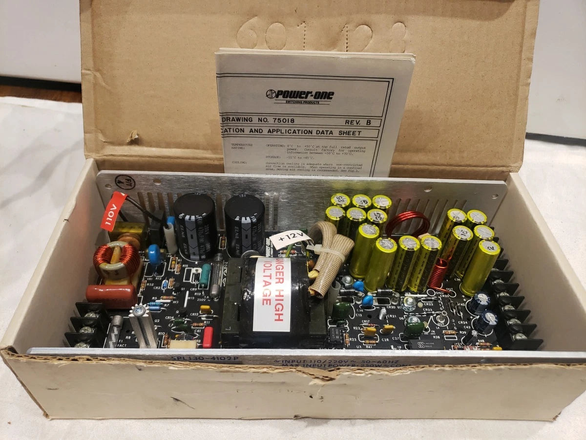 Power One SPL130-4102P DC Power Supply 110/220V