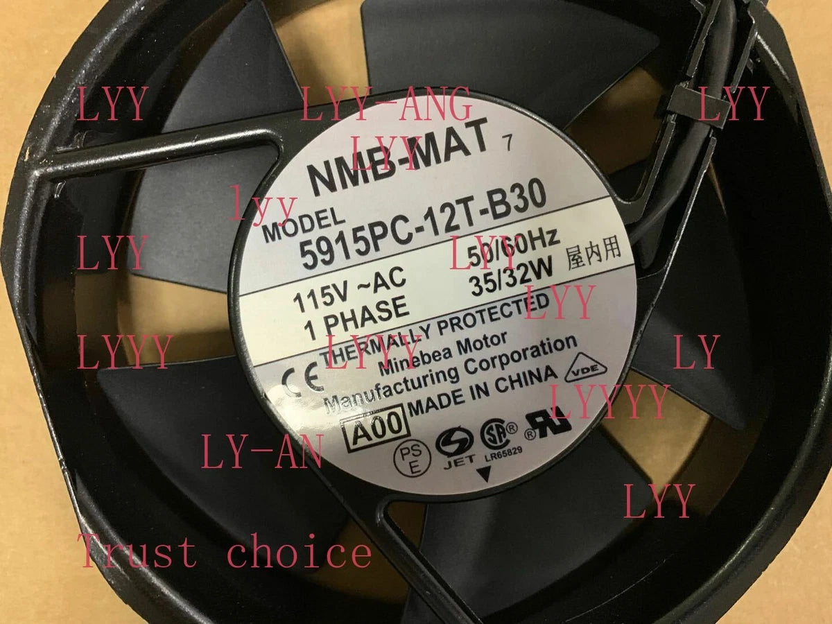 for NMB-MAT 5915PC-12T-B30-A00 Fan 115V 50/60Hz 35/32W 5915PC-12T-B30 NEW|317389863409
