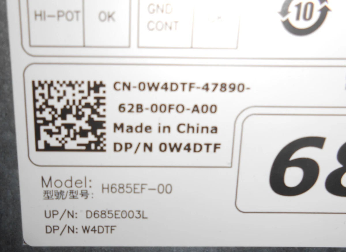 Dell Precision T7910 T7810 F685EF-01 685W Power Supply Dell 0w4dtf|277170557851