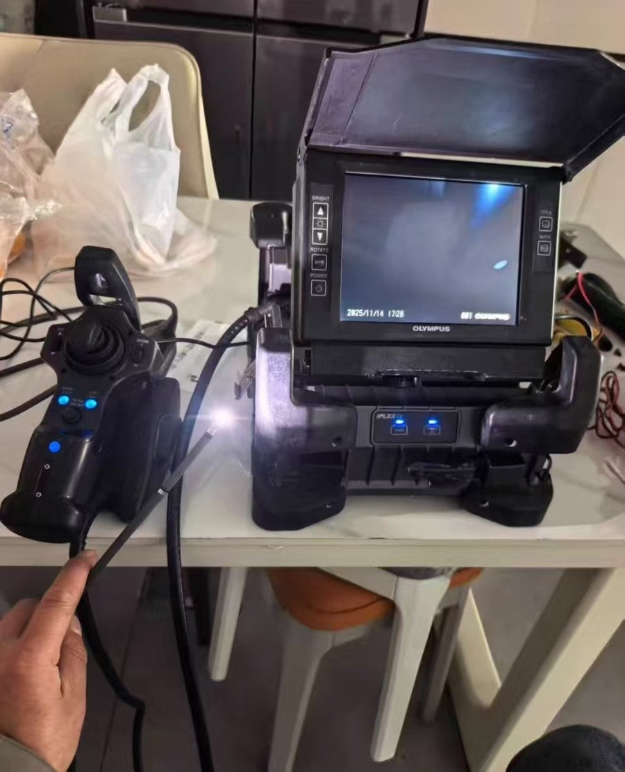 OLYMPUS IPLEX FX industrial endoscope system with controller and 2-meter cable