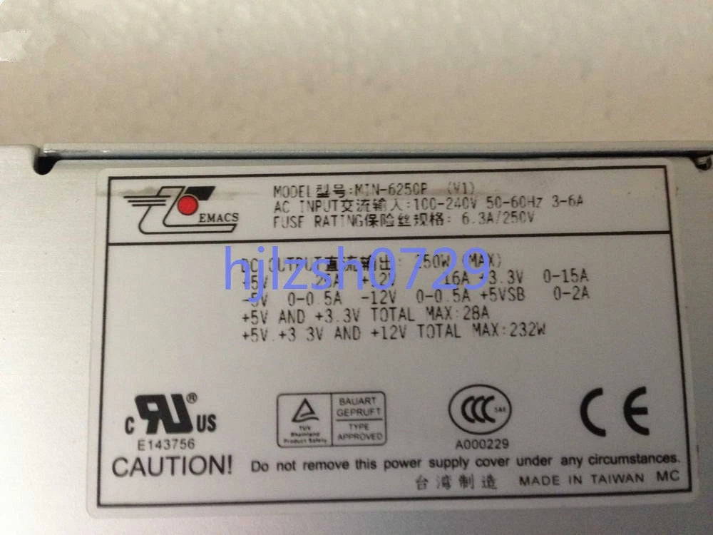 1pc Zippy MIN-6250P 250W Redundant Power Server Module