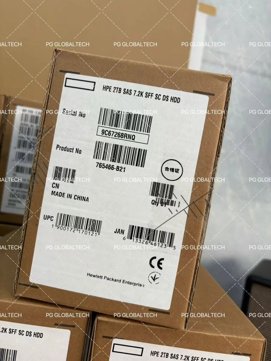 HPE 2TB 765466-B21 765452-002 765873-001 12G SAS 7.2K RPM 2.5" 512E HDD NEW