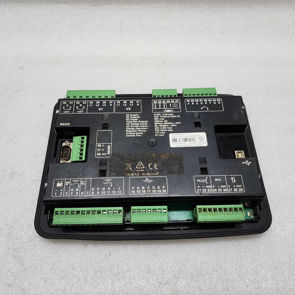 DEEP SEA ELECTRONICS DSE 7320 MKII AMF CONTROLLER FOR GENERATOR MAINS FAILURE CO|404015628551