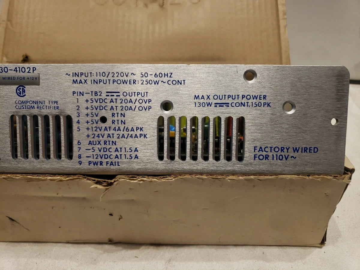 Power One SPL130-4102P DC Power Supply 110/220V