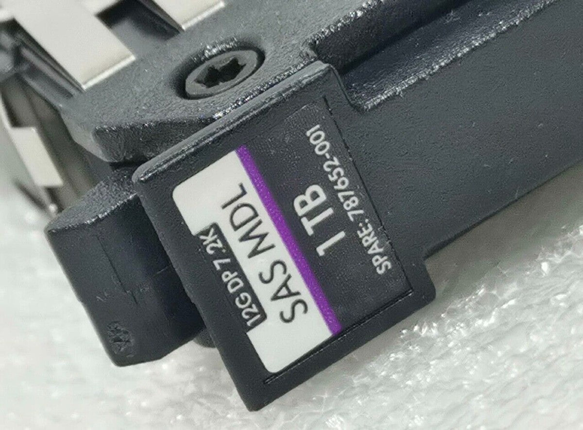 HPE 787652-001 MSA 1TB 12Gb/s SAS 7.2K 2.5" 512E MIDLINE HARD DRIVE J9F50A HDD|376095574849