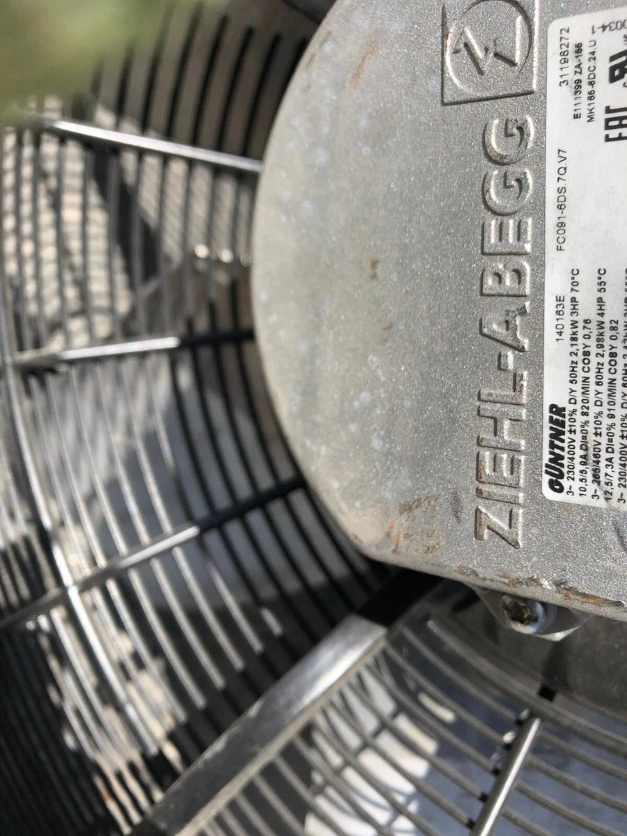 NEW ZIEHL-ABEGG FAN 3 PHASE 208 VOLT