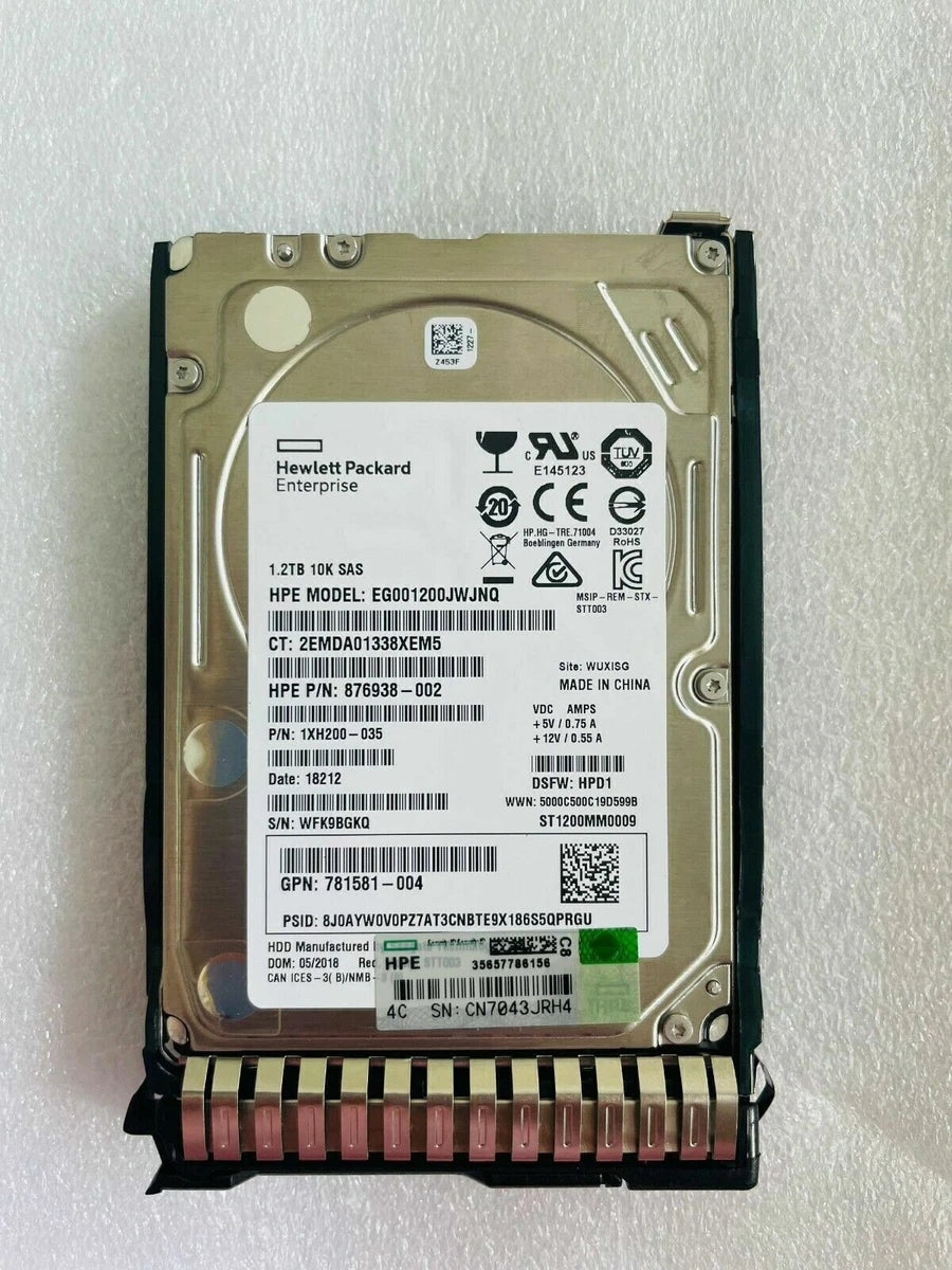  HP 781518-B21 1.2TB 12G SAS 10K 2.5" SFF SAS HDD 781578-001 New|357050925096