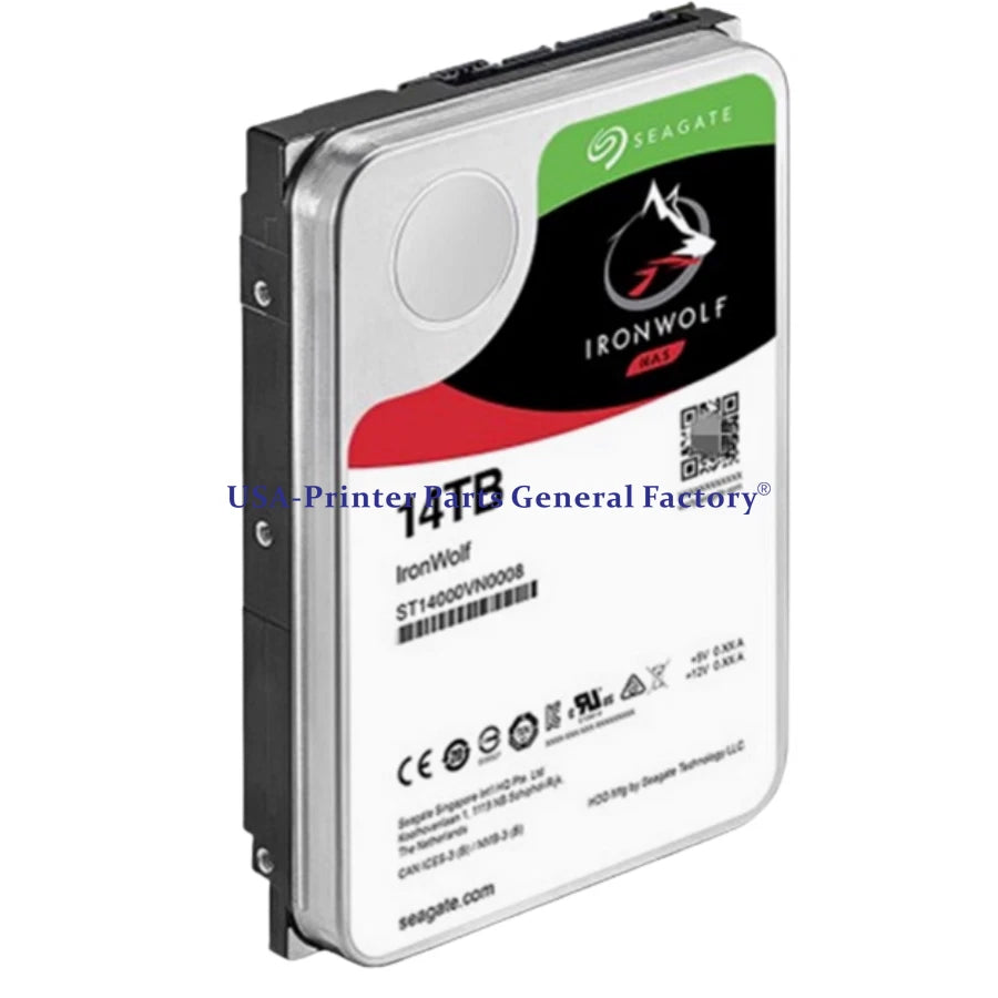ST14000VN0008 Compatible Seagate 14TB 3.5"SATA 7200rpm Internal HDD 256MB|317209301267