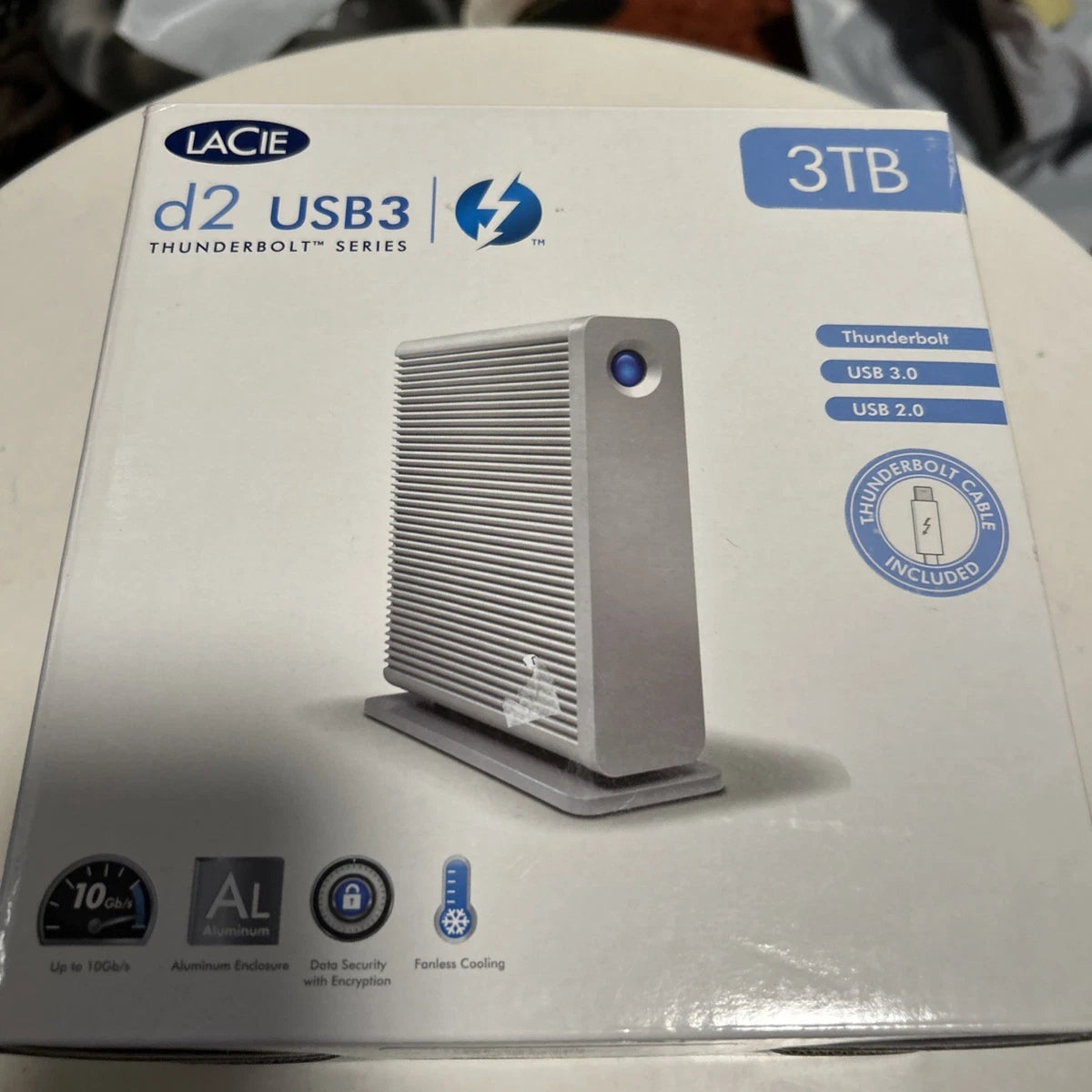 New LaCie D2 Thunderbolt Series / USB 3 External Drive 3TB|376597575869