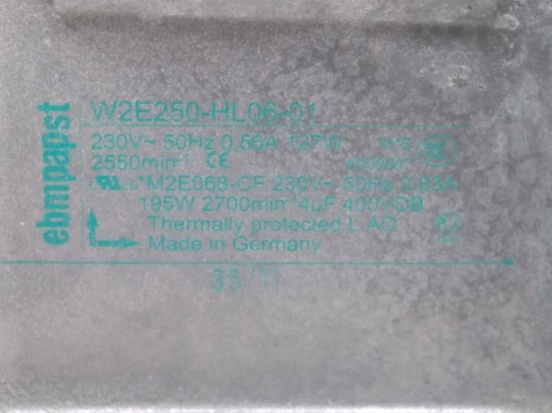ebm-papst W2E250-HL06-01 Electric Control Cabinet Fan |167459509928