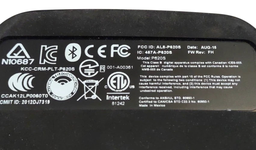 Plantronics P620S Calisto 620 Bluetooth Conference Speakerphone 86701-01|197688428464