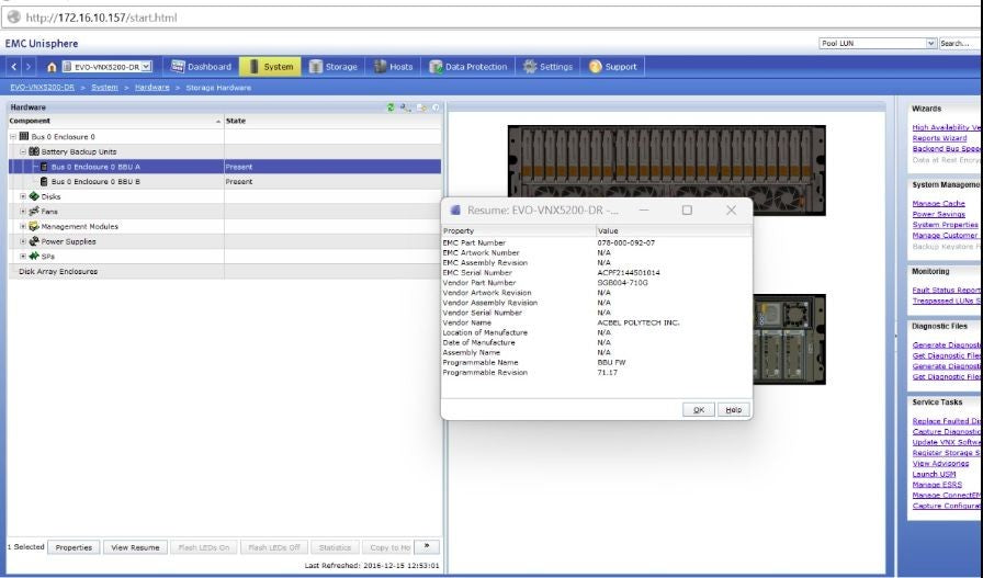 EMC Li-Ion BBU Universal Battery for VNX5200/VNX5400 DC: 2025  078-000-092-07|326955998989
