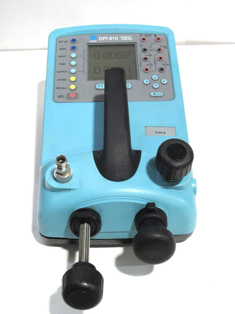 Druck DPI 610 Portable Pressure Calibrator 5 psi g P/N DK344 Power Tested|326961827591