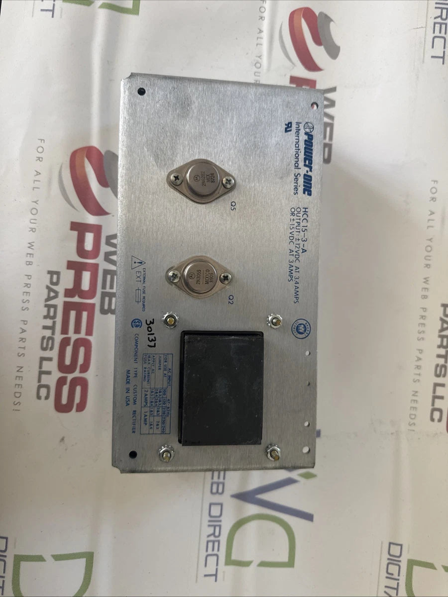 POWER-ONE Power Supply HCC15-3-A Used #71491