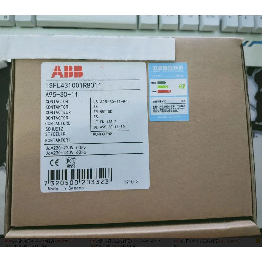 1pc new ABB AC Contactor A95-30-11 220V Quality assurance