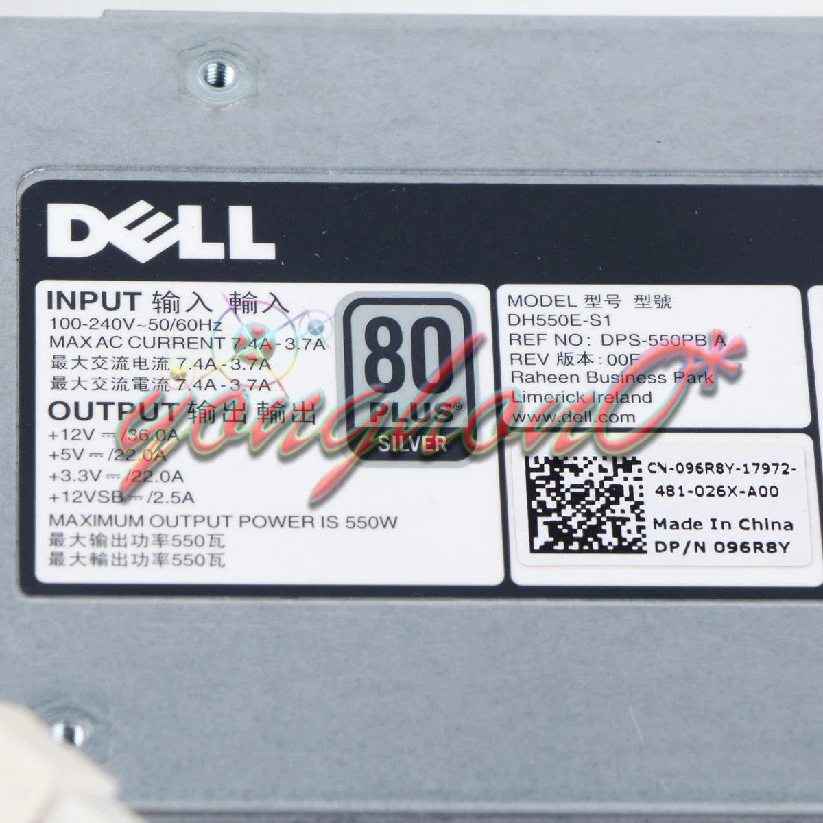 1PC Used DH550E-S1 550W power supply For Dell R520 T420 server