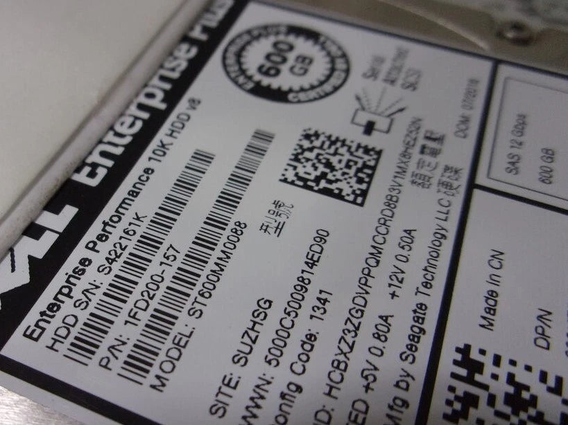 Seagate ST600MM0088 1FD200-157 Hard Drive 2.5" SAS 600GB|326283063315