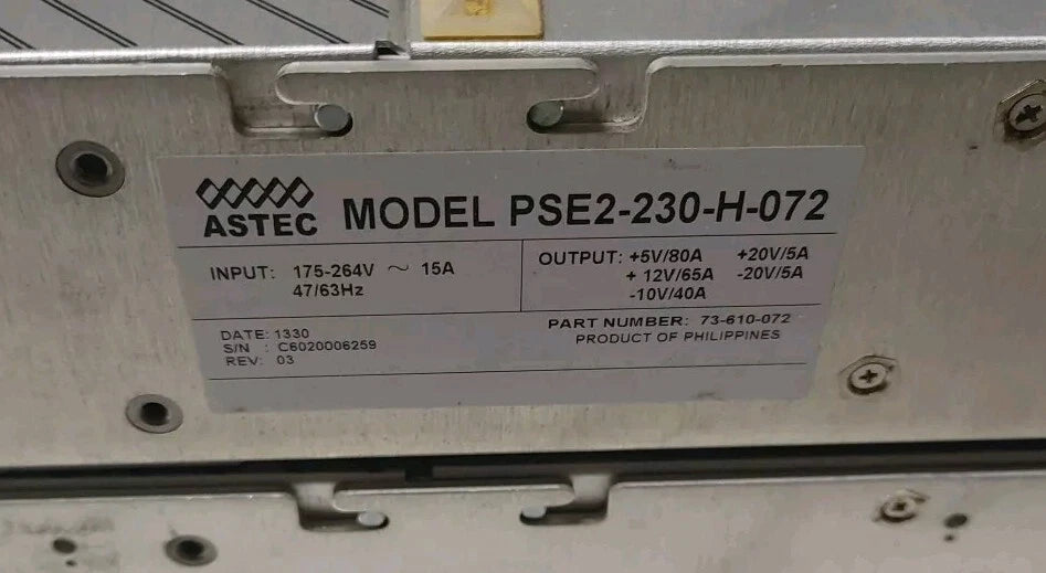 2x Emerson MVP SERIES MP1-3L-1L-1P-1P-30 ASTEC PSE2-230-H-072  P/N 73-690-4096|156505897650