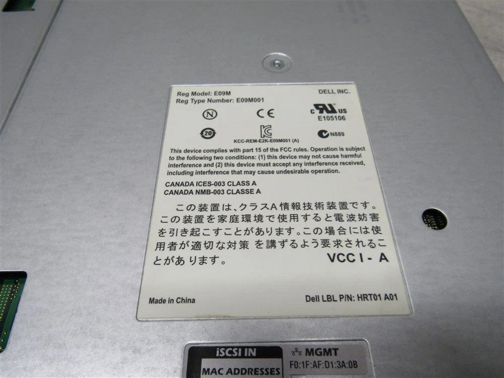 Lot of 2 DELL EQUALLOGIC TYPE 12 CONTROLLER MODULES E09M E09M001!|236372149463