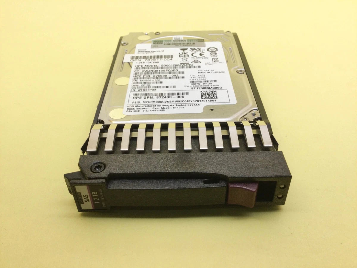 J9F48A HP MSA 1.2TB 12G SAS 10K SFF 2.5" DP ENT HDD 787648-001 New|286245010061