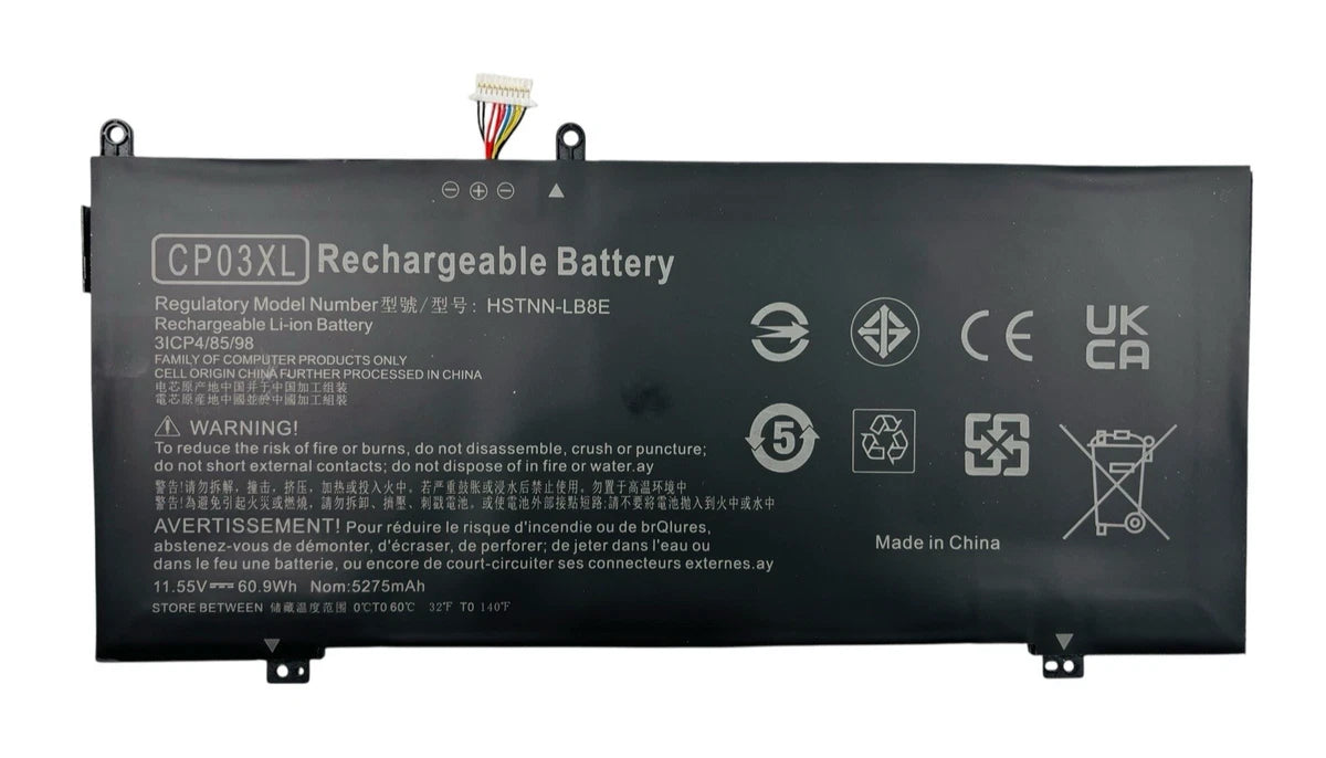 Genuine HP Spectre X360 13-AE CP03XL Rechargeable Li-ion Battery HSTNN-LB8E|376516786412
