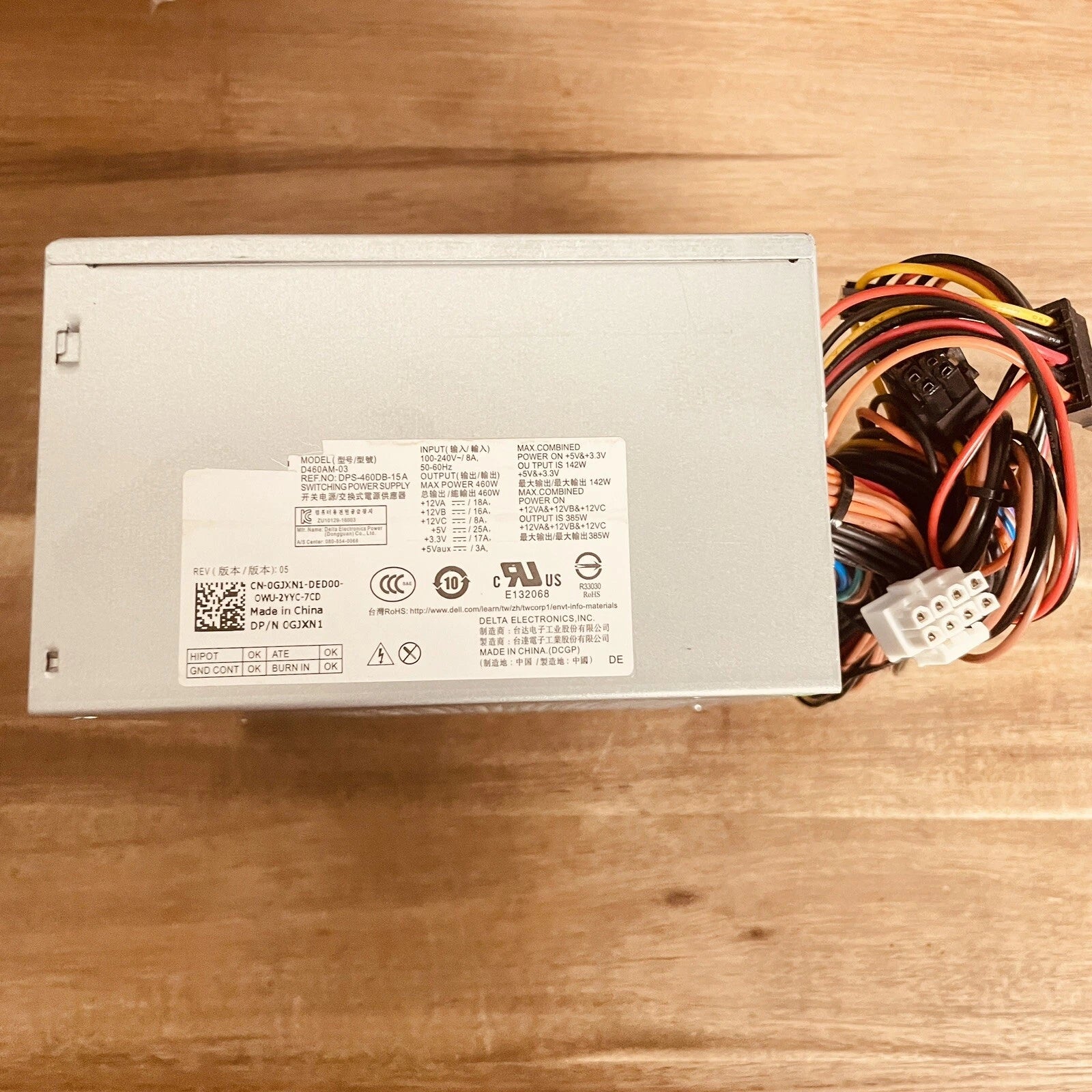 460W D460AM-03 GJXN1 Power Supply For DELL XPS 8910 8920 8300 8900 R5 US|406177342535