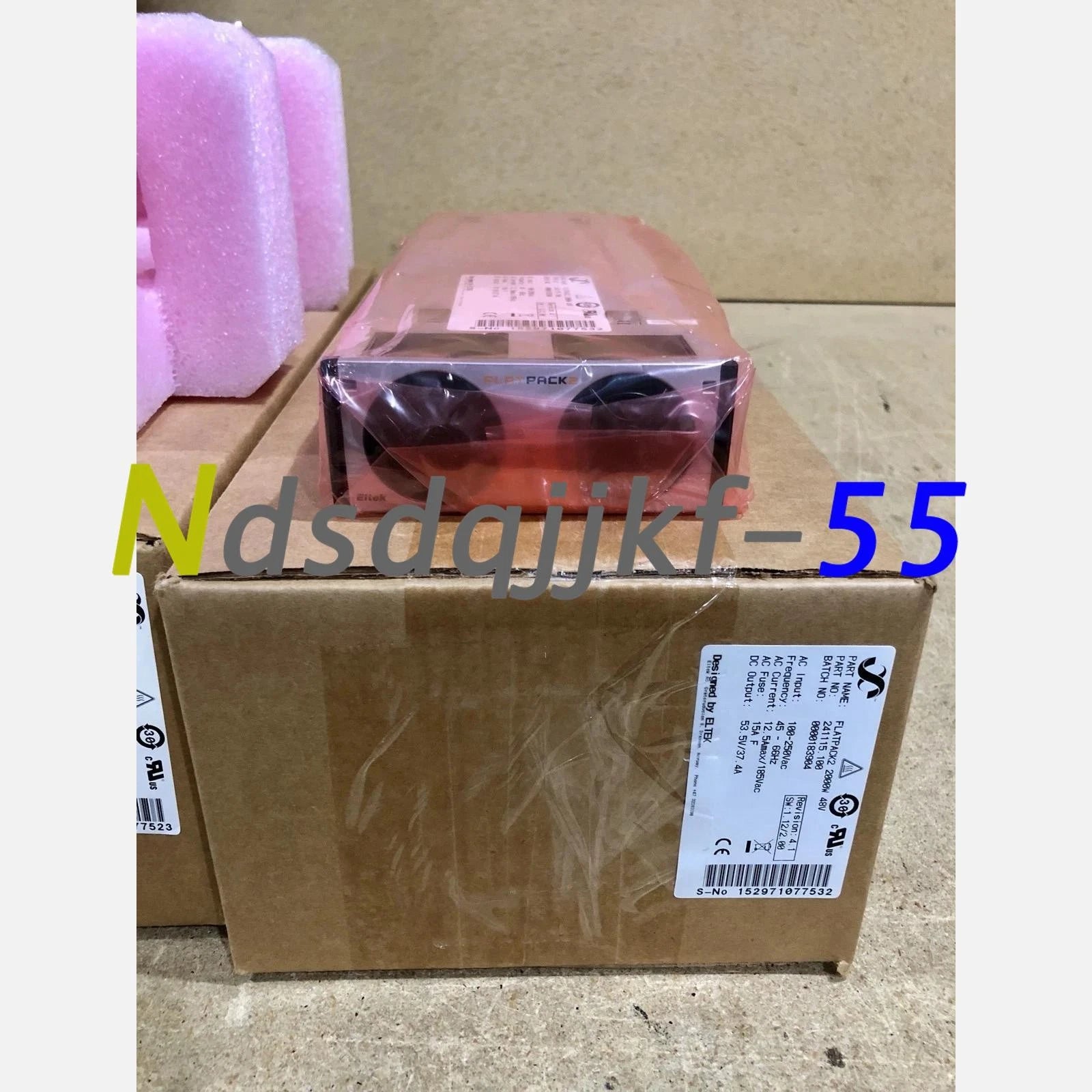 ELTEK FLATPACK2 2000W 48V RECTIFIER 241115.100 Rev 4.1 New In Box|336246158058