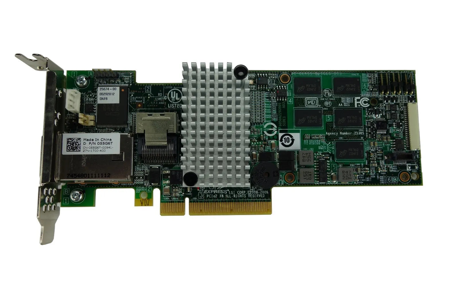 Dell / LSI 9280-4i4e (L3-25305-04B) MegaRAID SAS 6Gb/s PCI-Express 2.0 w/ 512MB onboard memory RAID Controller Card with Low Profile Brackets ONLY***Used Like New**