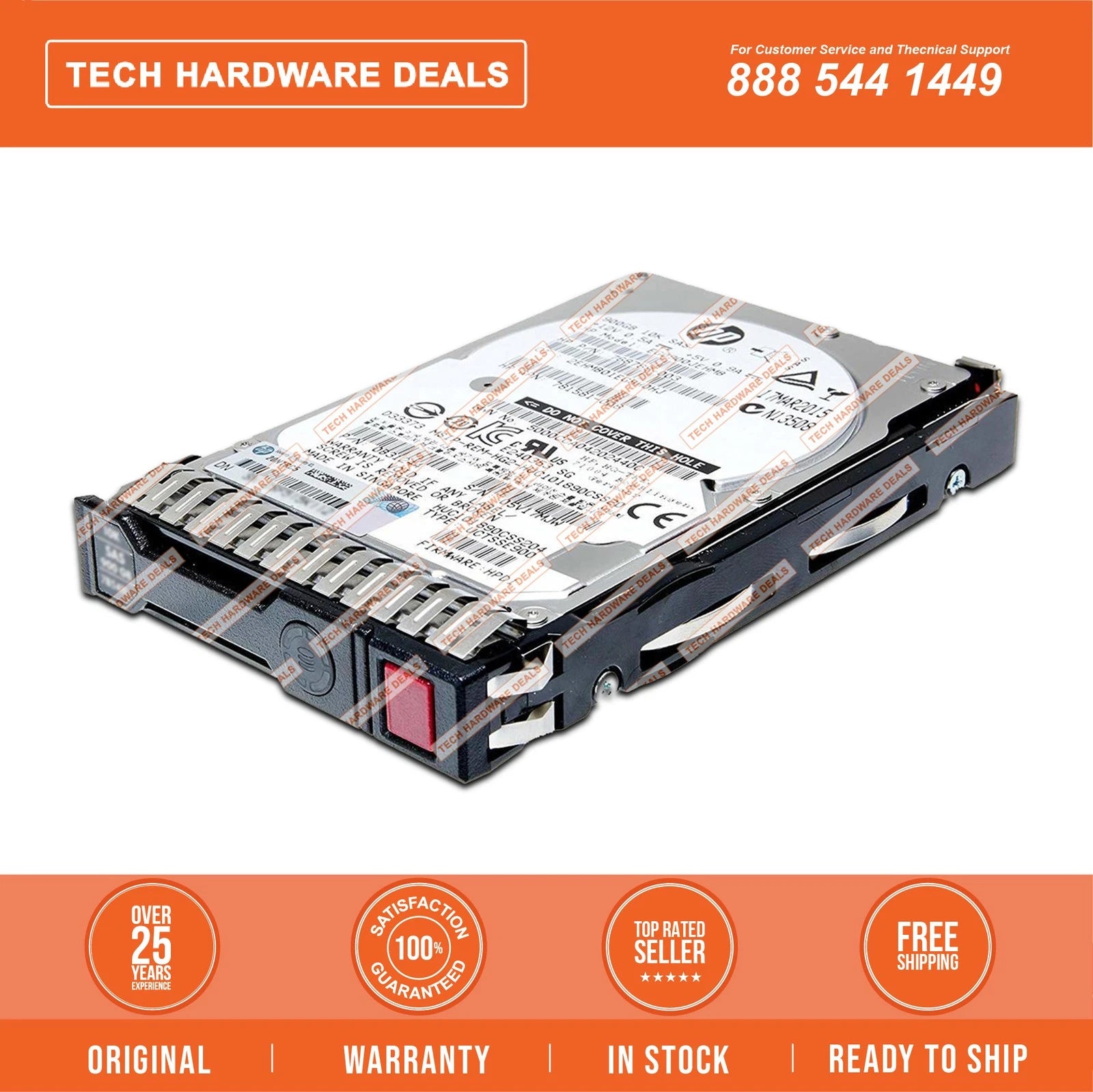 MM2000JEFRC 0 Hrs w/Tray HPE MSA 2TB SAS 12G 7.2K SFF 512e HDD