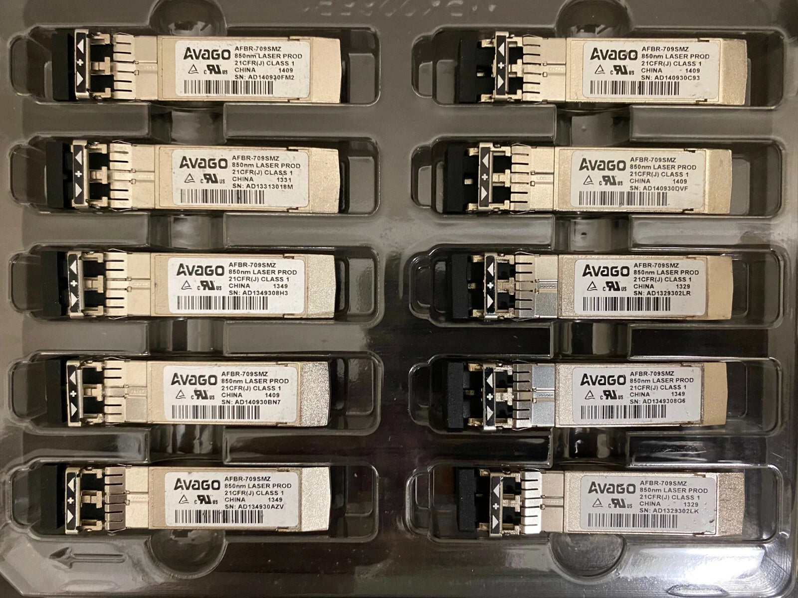 For DELL EMC SFP-10G-SR 10GbE SFP+SR optical module 850nm LC MMF Price Each|154390267197