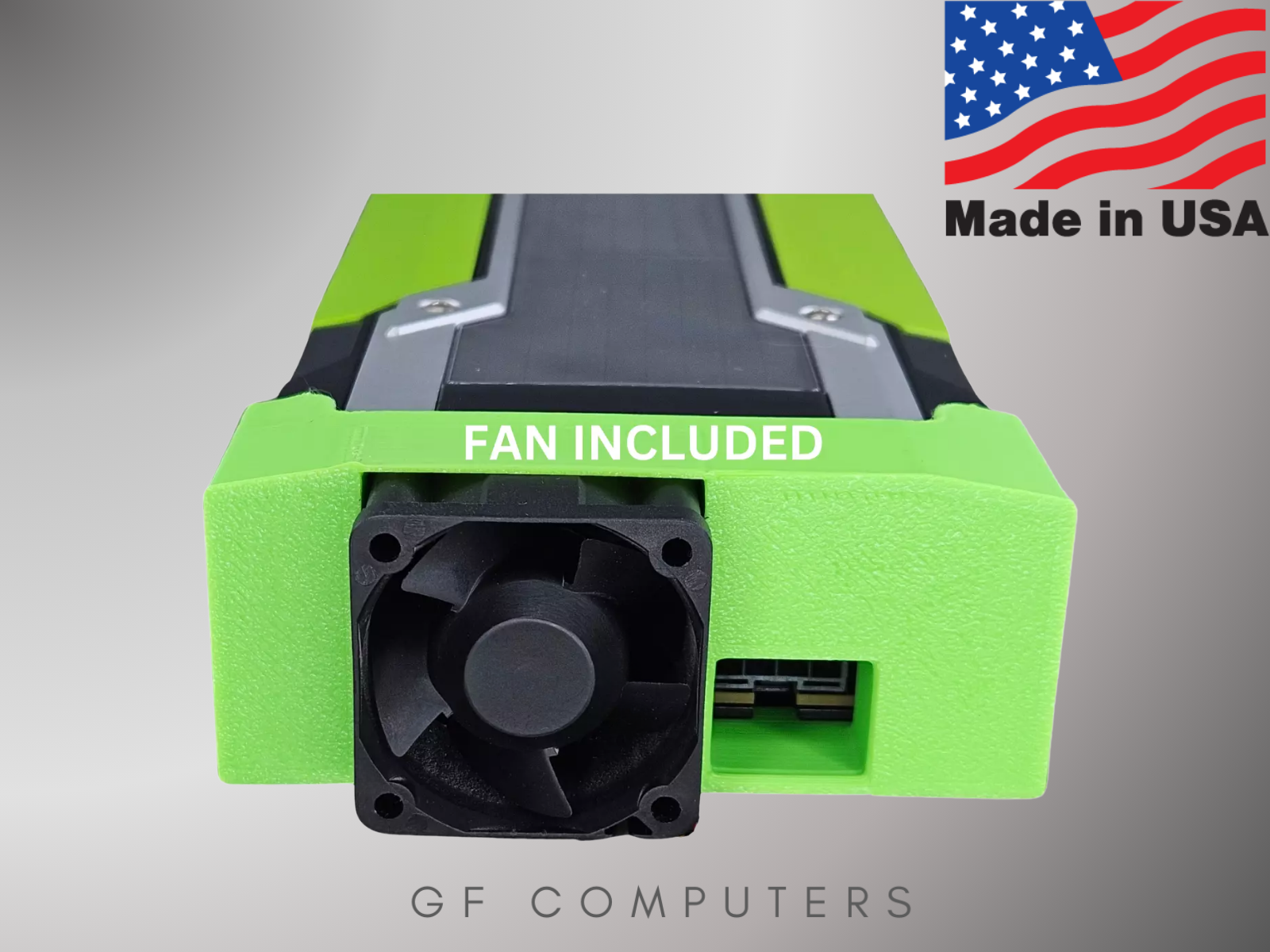 Nvidia Tesla GPU Cooling Fan Shroud CMP 100-210 K340 K520 Accelerator Card AI|286347387593