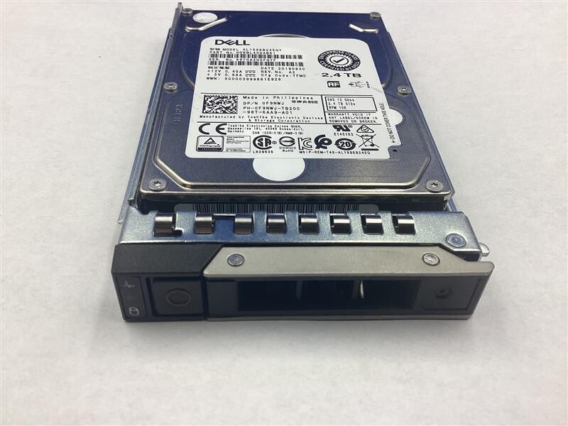F9NWJ DELL 2.4TB 10K 12Gbps 2.5" 512e SAS Hard Drive 0F9NWJ AL15SEB24EQY|388340338294