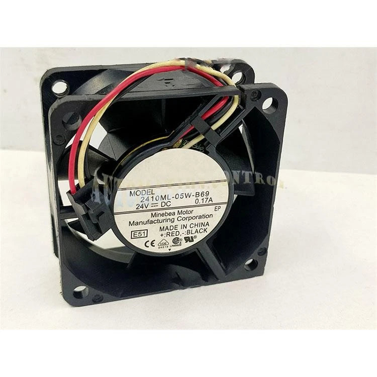 For NMB 2410ML-05W-B69 DC24V 0.17A 60*60*25MM Inverter Cooling fan 2Pin|317502038777