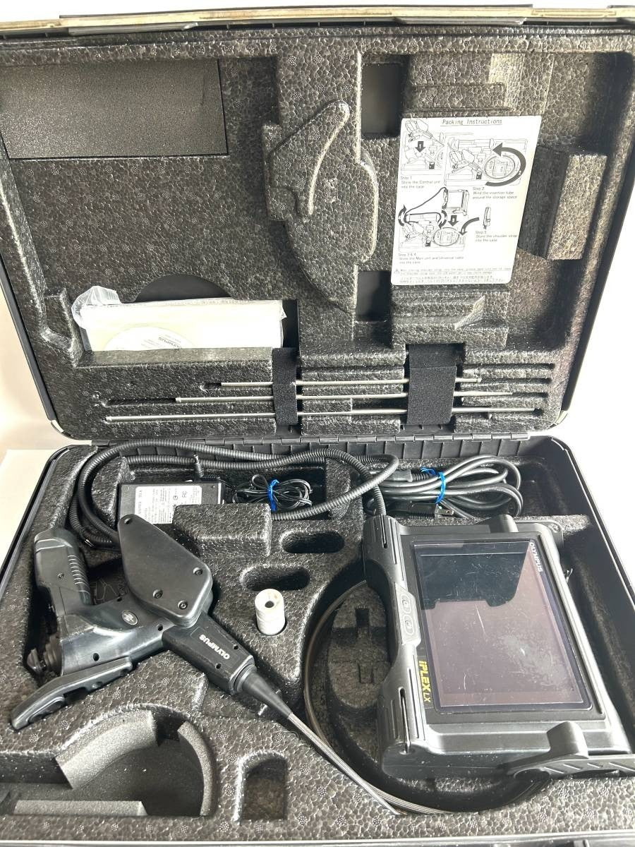 OLYMPUS IV8635L1 Industrial Videoscope Borescope Tested Working With Case