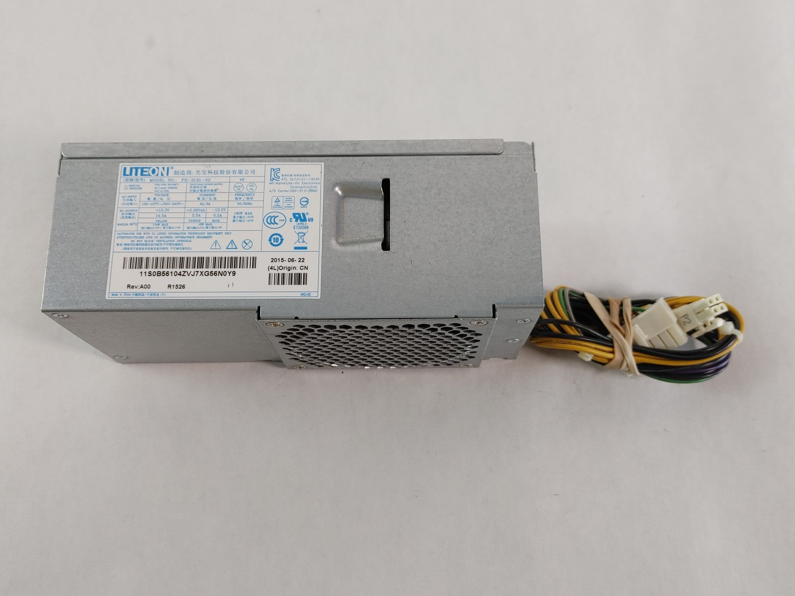 LiteOn PS-3181-02 180 W 14 Pin TFX Desktop Power Supply|205290060812