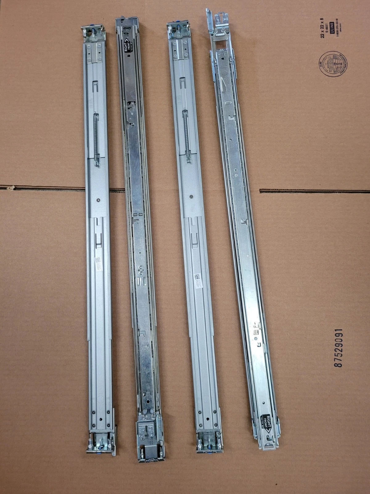 (2x) Dell PowerEdge R320 R330 R420 R430 R620 R630  Ready Rails II Sliding Rail|236072077179